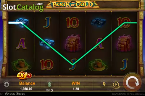 Скрин4. Book of Gold (TaDa Gaming) слот