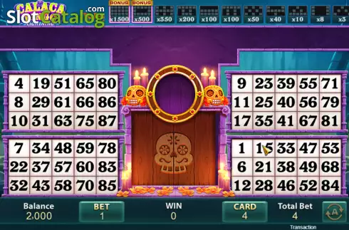 Скрин2. Calaca Bingo слот