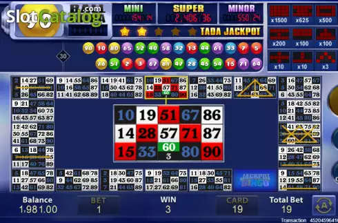 Скрин3. Jackpot Bingo слот