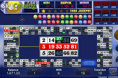 Скрин4. Jackpot Bingo слот