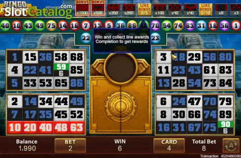 Скрин3. Bingo Empire слот