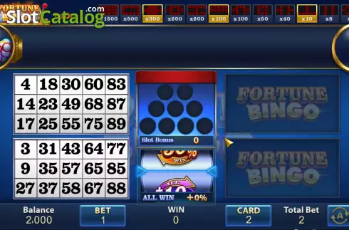 Скрин2. Fortune Bingo слот