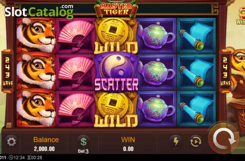 Скрин2. Master Tiger слот