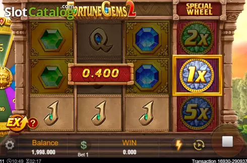 Скрин3. Fortune Gems 2 слот