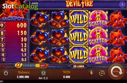Скрин2. Devil Fire слот