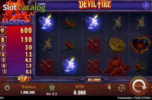 Скрин3. Devil Fire слот