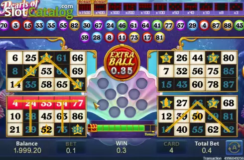 Скрин3. Pearls of Bingo слот