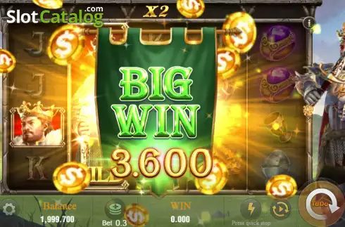 Скрин3. King Arthur (TaDa Gaming) слот