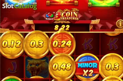 Скрин5. 3 Coin Treasures TriLuck™ слот
