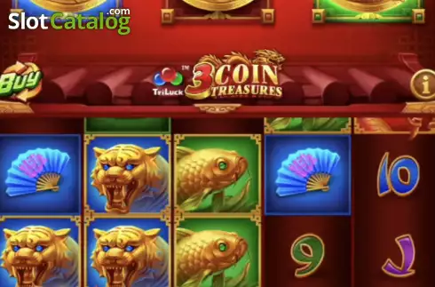 Скрин2. 3 Coin Treasures TriLuck™ слот