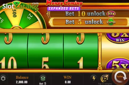 Скрин3. Money Coming Expanded Bets слот