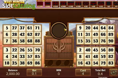 Скрин2. West Hunter Bingo слот