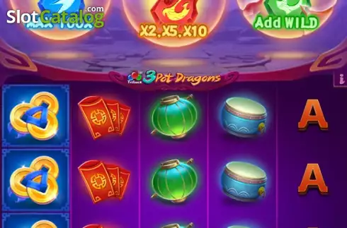 Скрин2. 3 Pot Dragons слот