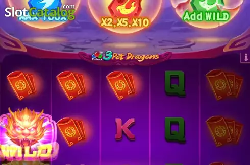 Скрин4. 3 Pot Dragons слот
