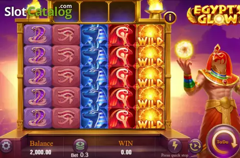 Скрин2. Egypt's Glow (TaDa Gaming) слот