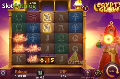 Скрин3. Egypt's Glow (TaDa Gaming) слот