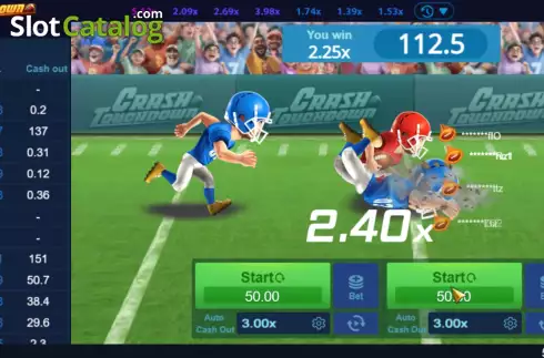 Скрин3. Crash Touchdown слот