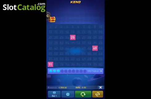 Скрин3. Keno Super Chance слот
