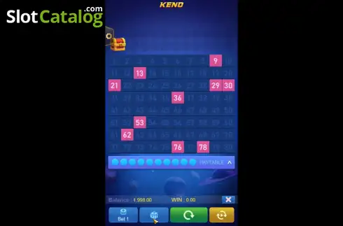 Скрин4. Keno Super Chance слот