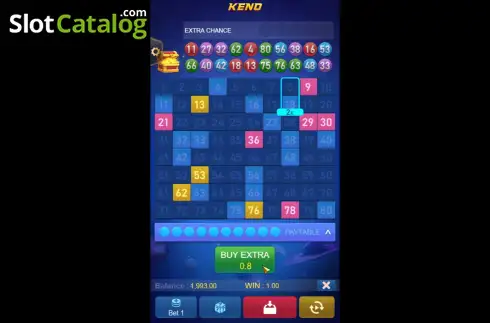 Скрин6. Keno Super Chance слот