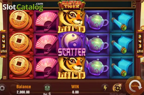 Скрин2. Kung Fu Tiger слот