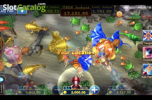Скрин2. Jackpot Fishing (TaDa Gaming) слот