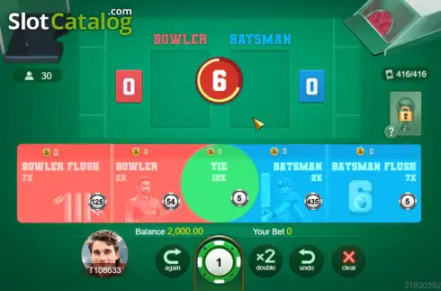 Скрин2. Cricket War (TaDa Gaming) слот