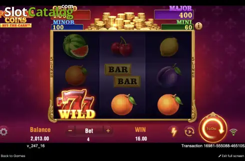 Скрин5. Fortune Coins (TaDa Gaming) слот