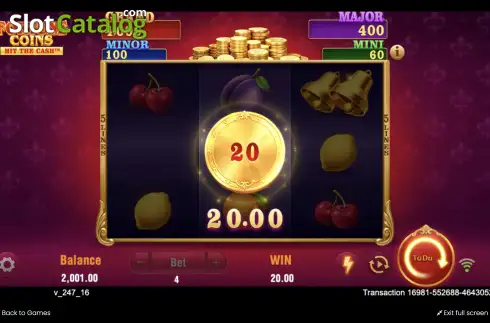 Скрин6. Fortune Coins (TaDa Gaming) слот