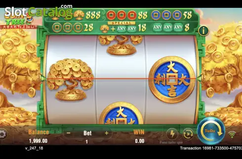 Скрин2. Coin Tree (TaDa Gaming) слот