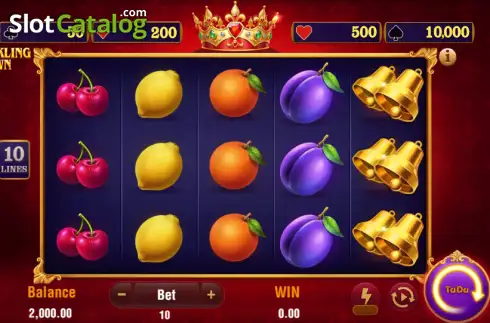 Скрин2. 10 Sparkling Crown слот