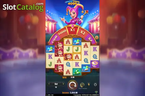Скрин2. Circus Joker 4096 слот