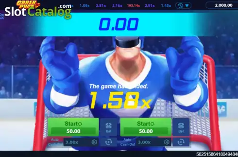 Скрин2. Crash Puck слот