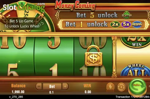 Скрин2. Money Coming (TaDa Gaming) слот