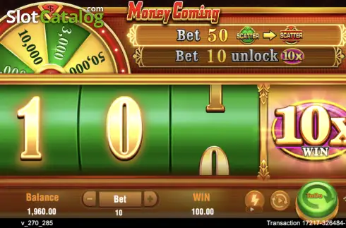Скрин4. Money Coming (TaDa Gaming) слот