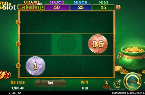 Скрин3. Clover Coins 3x3 слот
