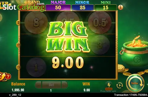 Скрин4. Clover Coins 3x3 слот