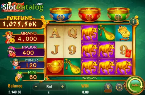Скрин2. 3 Coin Golden Ox слот