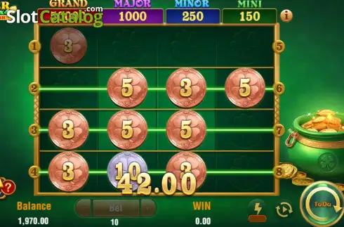 Скрин3. Clover Coins 4x4 слот