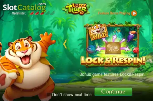 Скрин2. Lucky Tiger (TaDa Gaming) слот