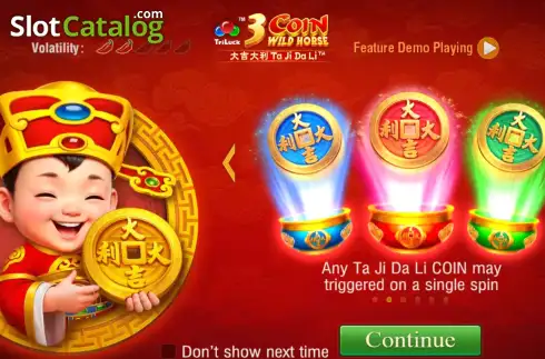 Скрин2. 3 Coin Wild Horse (TaDa Gaming) слот