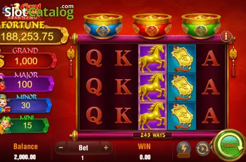 Скрин3. 3 Coin Wild Horse (TaDa Gaming) слот