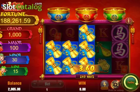 Скрин7. 3 Coin Wild Horse (TaDa Gaming) слот