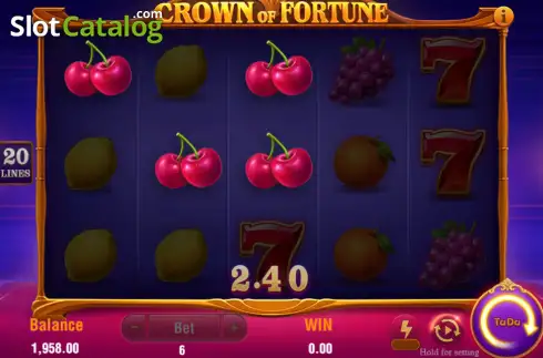 Скрин3. Crown of Fortune слот