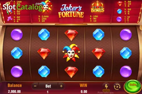 Скрин2. Joker's Fortune (TaDa Gaming) слот