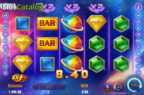 Скрин3. Supernova (TaDa Gaming) слот