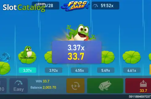 Скрин3. Frog Dash слот
