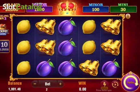 Скрин2. 10 Sparkling Crown 2 слот