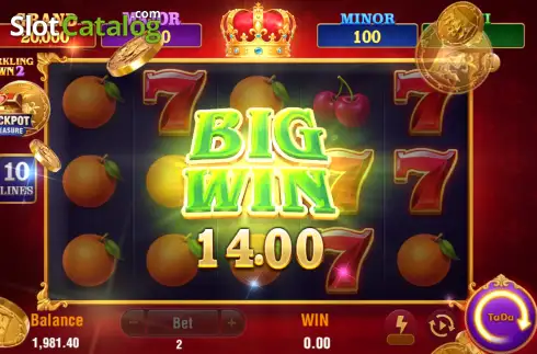 Скрин3. 10 Sparkling Crown 2 слот
