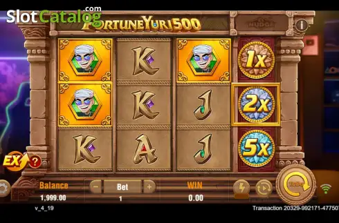 Скрин2. Fortune Yuri 500 слот